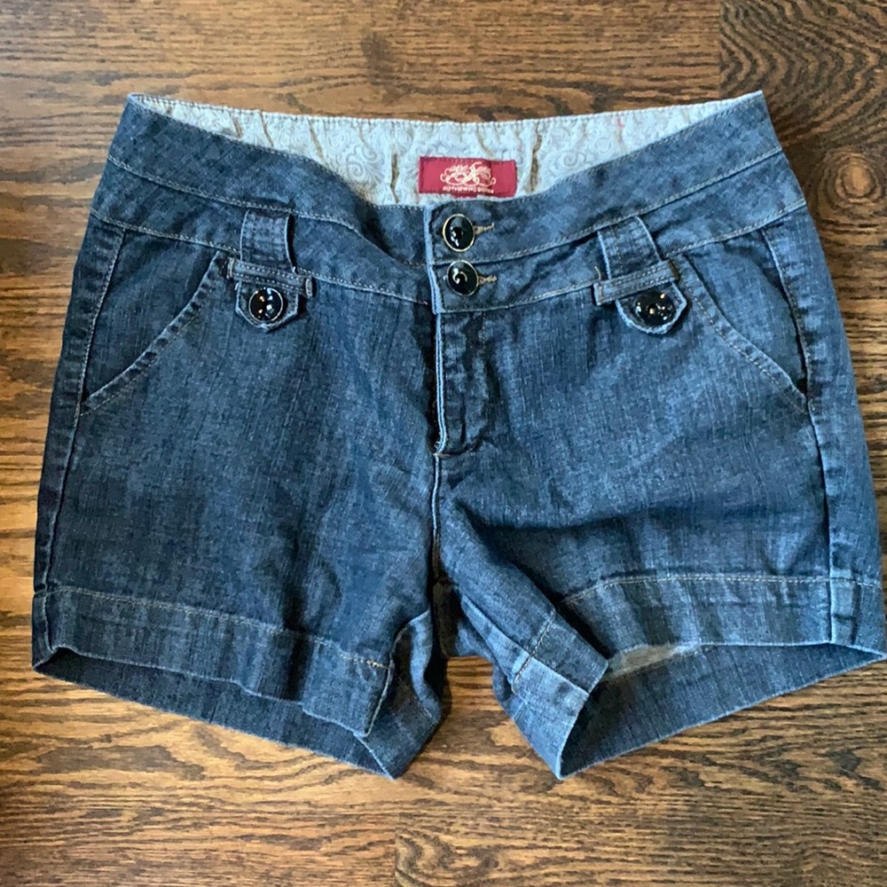 Denim shorts
